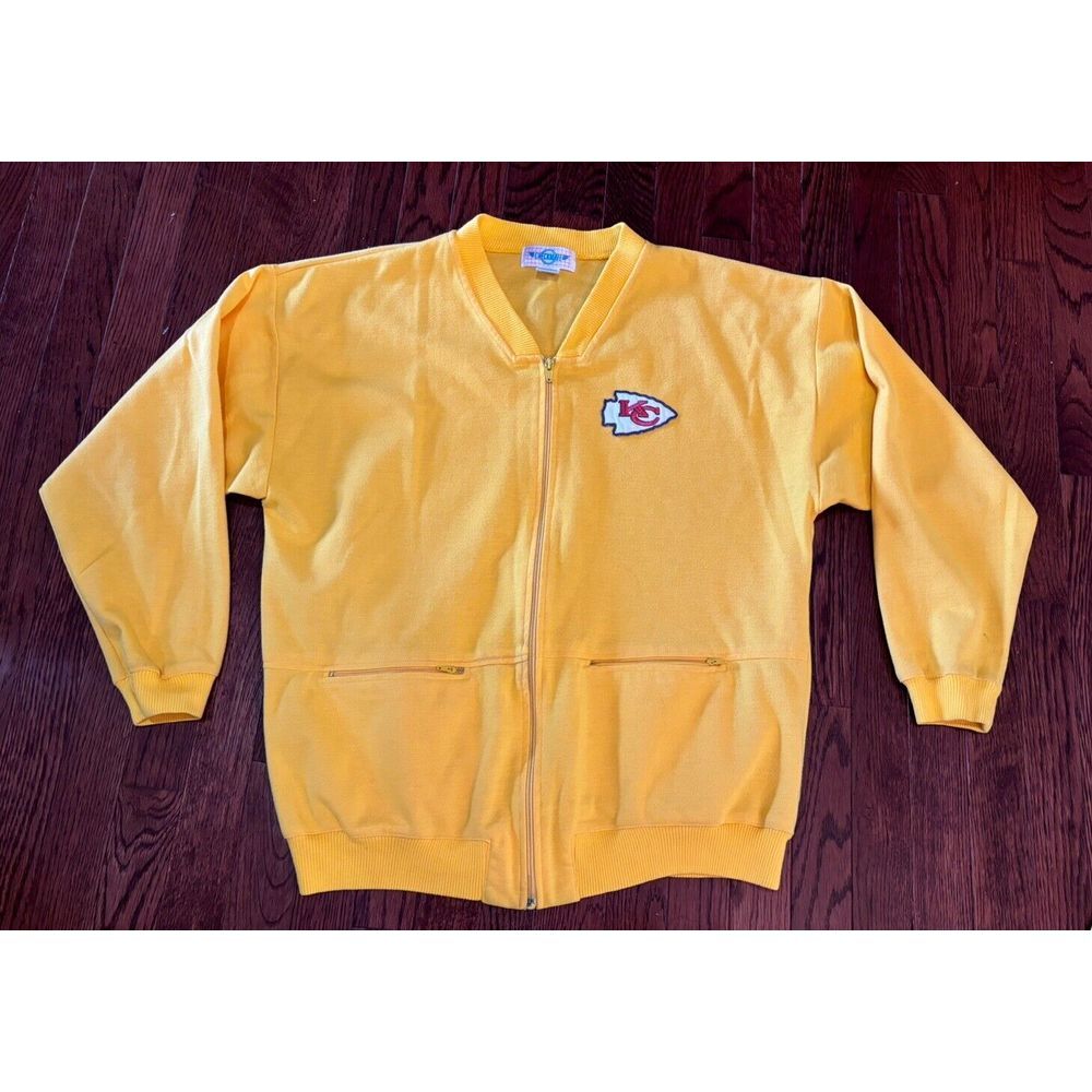 Yellow Cardigan Sweater with Logo